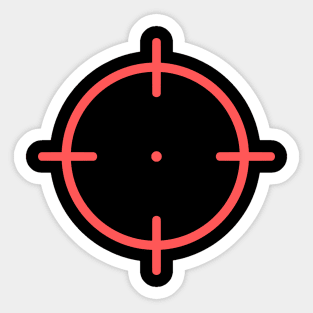 Crosshairs Sticker